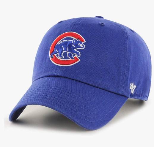 47 Brand MLB Chicago Cubs '47 Clean Up Adjustable Hat, Royal - Alternate, One Size