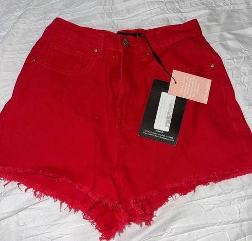 Pretty Little Thing NWT  red shorts