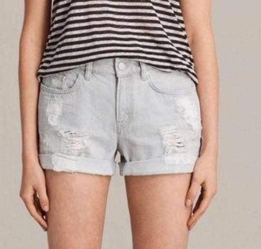 All Saints Grey Pam Shorts