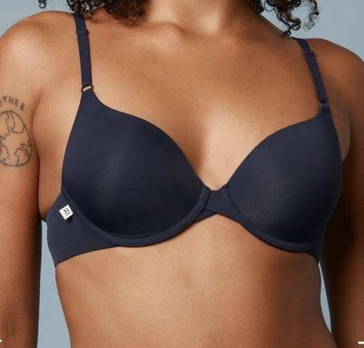 Harper [ Wilde] Base T-Shirt Bra Lightly-Lined Underwire Bra in True Blue