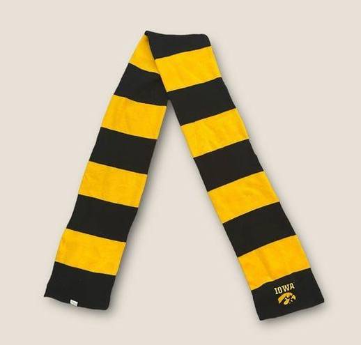 Iowa Hawkeyes Winter Scarf Gold Black