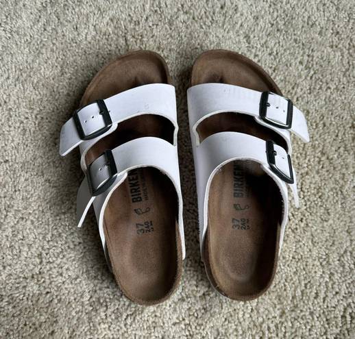 Birkenstock Arizona White Sandal