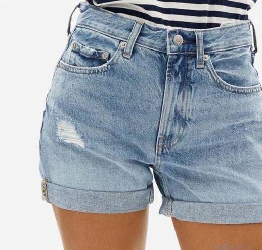 Everlane New  The Denim Short in Distressed Size 27