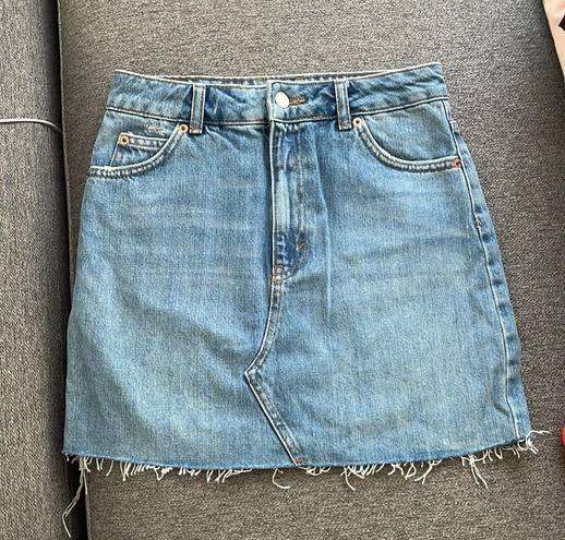 Topshop Jean Skirt