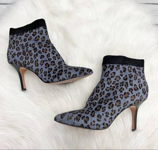 Nicole Miller  Leopard print Ankle Bootie High Heeled boots