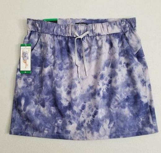 Hilary Radley  Skirt Women XL Blue Tie Dye Short Mini Pocket Swimwear Outdoors