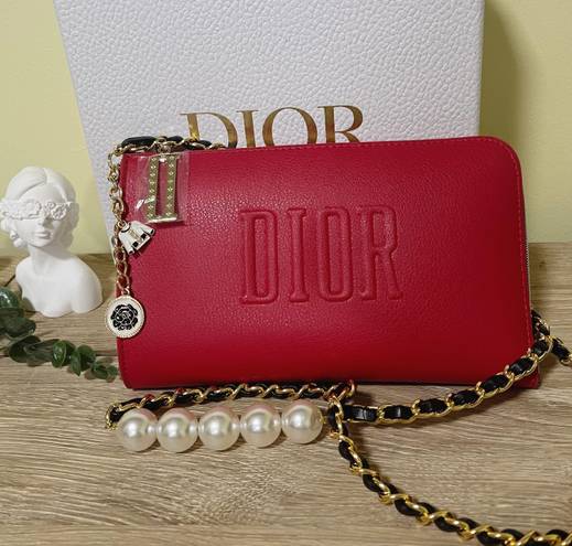 Dior Makeup Cosmetic Case Purse Pouch Shoulder Bag