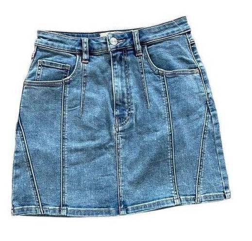 Free People We the Free  womens denim jean skirt size 27 curvy