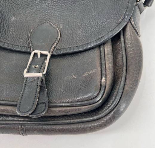 Roots  from Canada all leather black crossbody bag