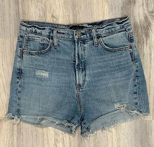 Silver Jeans Highly Desirable High-Rise Cutoff Shorts Blue Denim Size 30