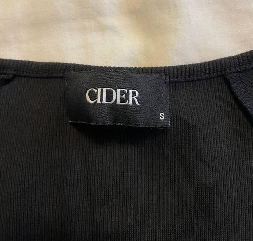 Cider Black Going Out Crop Top