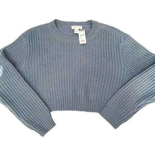 Full Tilt NWT  blue cropped sweater size small