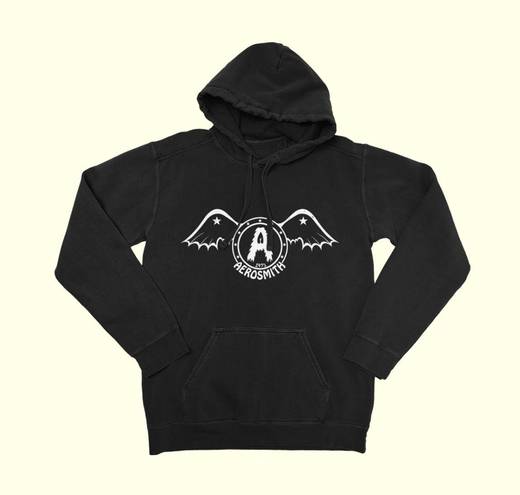 Aerosmith Large  ‘71 Black Hoodie