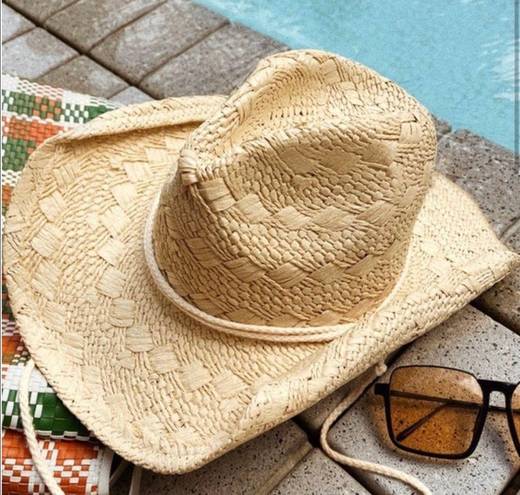 Natural Straw Cowboy Hat Tan