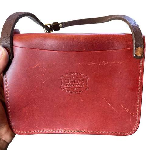 Krass&co Orox Leather  Merces Petite Red Leather Shoulder Bag