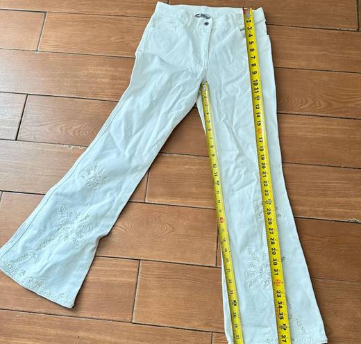 Laundry by Shelli Segal VTG  Womens Jeans Sz 4 denim White Bootcut