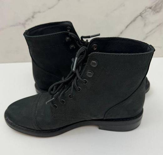 Krass&co Thursday Boot . Women's Captain Lace Up Boot Bootie Size 8 Matte Leather Black