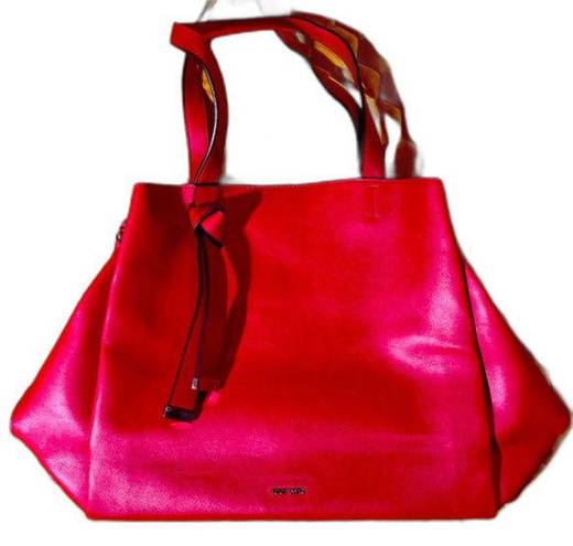 Nine West Lg Red Tote by  EUC