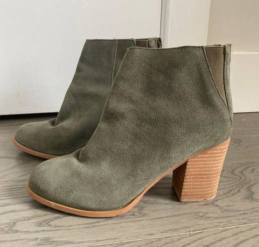 Urban Outfitters Olive Green Booties