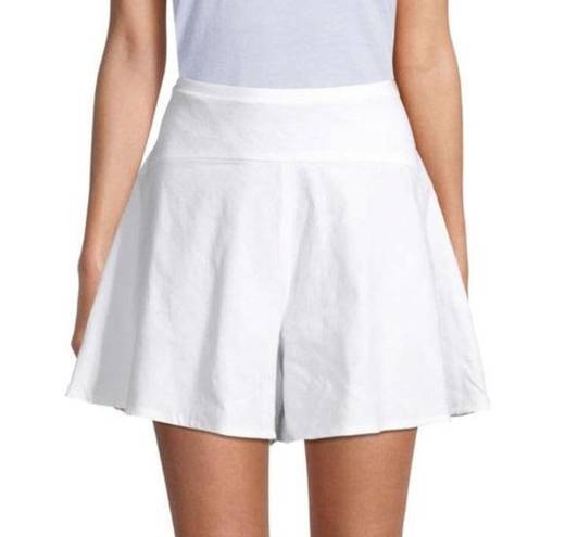 Vince  Linen Blend White High Waisted Shorts Size 4