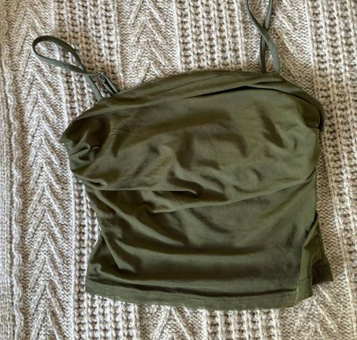 Army Green Mesh Tank Size XS