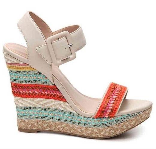 mix no. 6  - Jordie Platform Wedge Heel Size 8.5.  B60