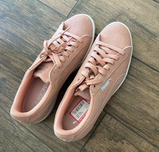 Puma Pink Suede Sneaker