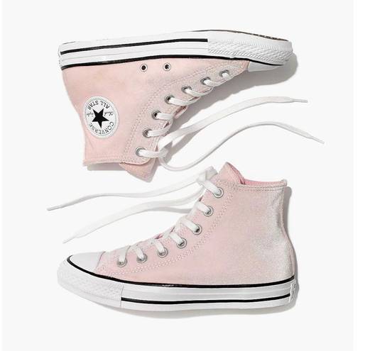 Converse Velvet Pink High Top