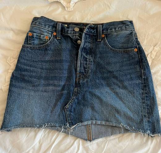 Levi’s Blue Jeans Denim Mini Skirt