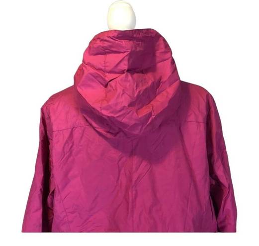 Woman Within  hooded pink trench rain coat size 18-20