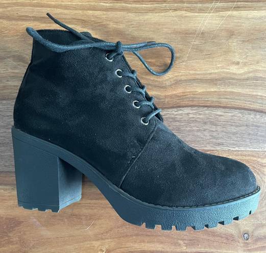 Boohoo Black Heeled Booties