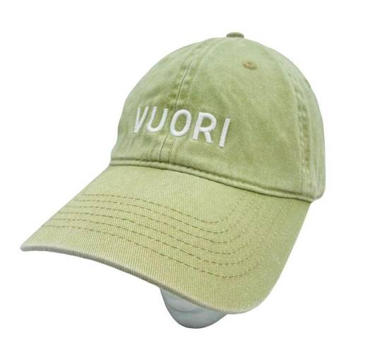 Vuori  Ball Cap Adult Olive Drab Green Cotton Adjustable Strapback Baseball Hat