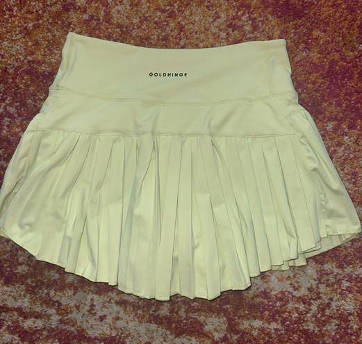 Gold Hinge tennis skirt