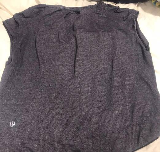 Lulu Lemon Loose Fitted Workout Top Gray Size 4