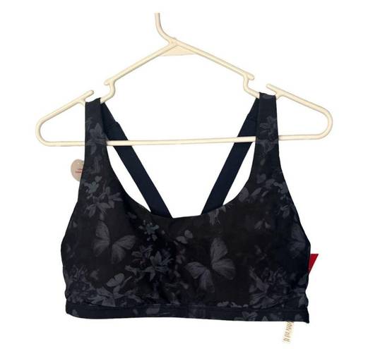 Spanx  Midnight Garden Printed Low Impact Sports Bra, XL