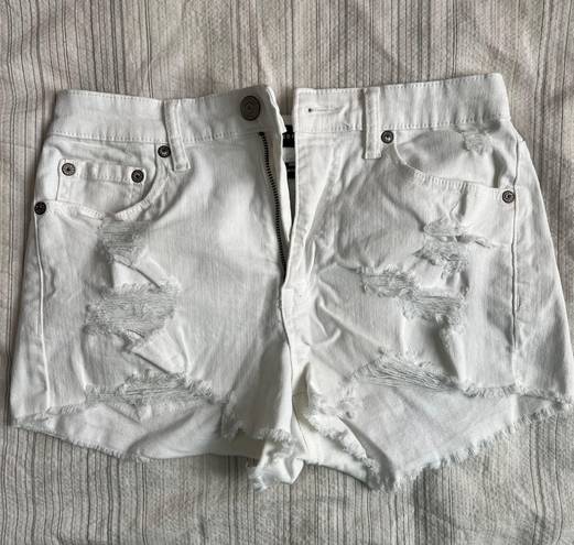 Aeropostale Vintage High Rise Shorty Shorts