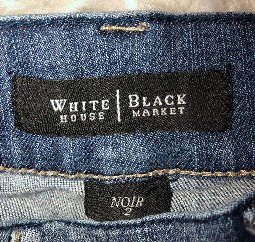 White House | Black Market WHBM straight leg crop jeans