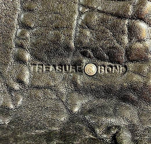 Treasure & Bond Treasure Bond Black Distressed leather bag