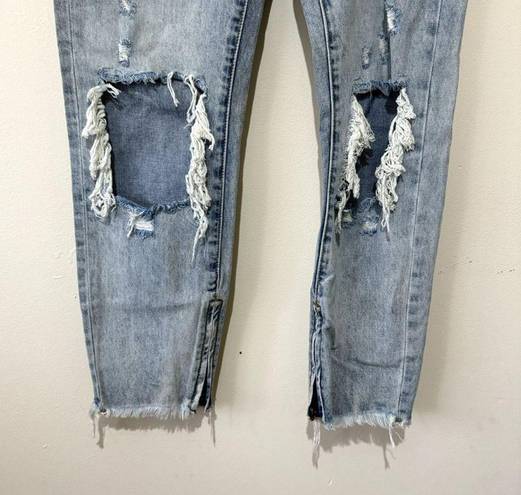 One Teaspoon  Womens Jeans Size 30 Low Rise Freebirds Distressed Boyfriend NWT