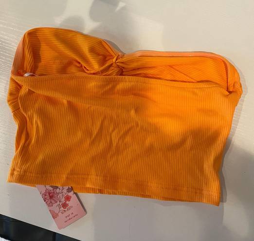 SheIn orange tube top