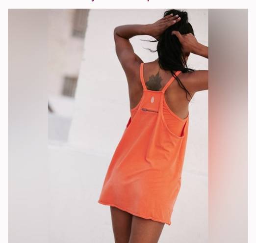 Free People Orange Athletic Dress