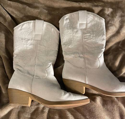 Cowgirl / Cowboy Boots White Size 8.5