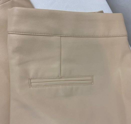 Bagatelle NEW  Collection Beige Wide Leg Faux Leather Pants Women’s Size Medium