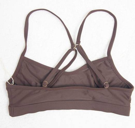 Free People Movement NEW Abysse x  Schaffer sports bra dark brown,L