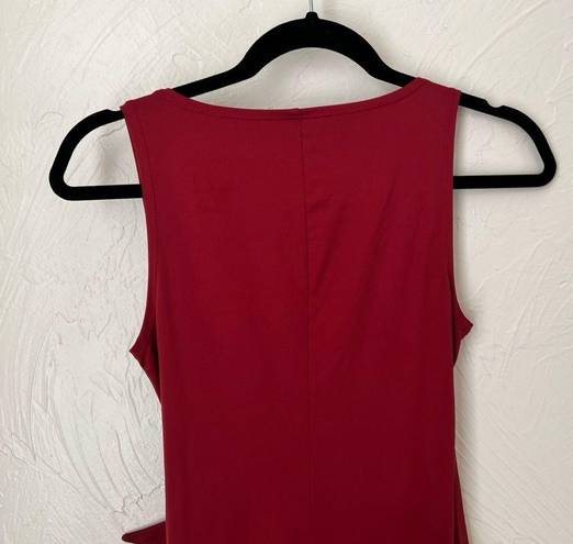 Patagonia  sleeveless maroon wrap dress size XS