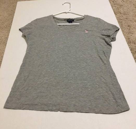 U.S. Polo Assn. Gray Polo T-shirt