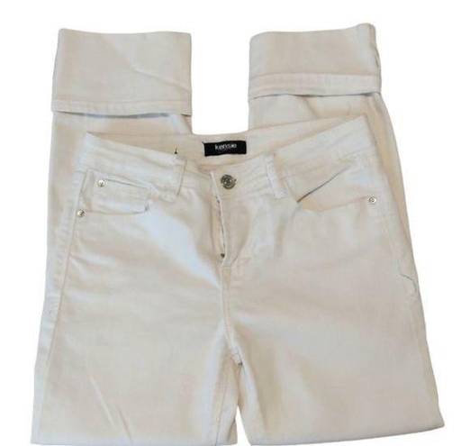 Kensie  White Denim Tomboy Straight Jeans Size 25 EUC #6711