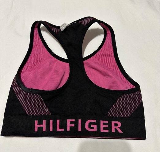 Tommy Hilfiger  Reversible Sports Bra Sz Extra Small XS Pink / Black