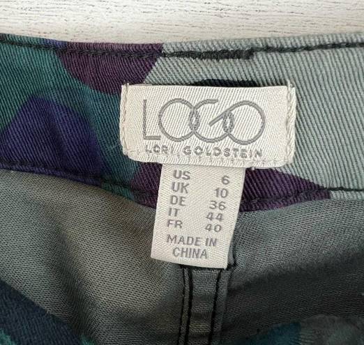 LOGO By Lori Goldstein LOGO Lori Goldstein Abstract Print Pants Size 6