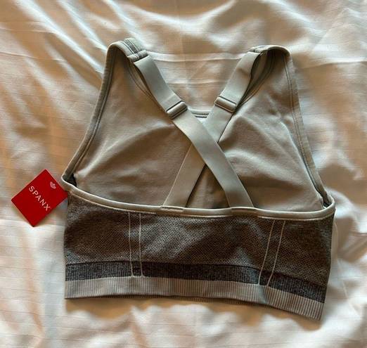 Spanx  Sculpt Spacedye Cloudy Grey Sports Bra - M